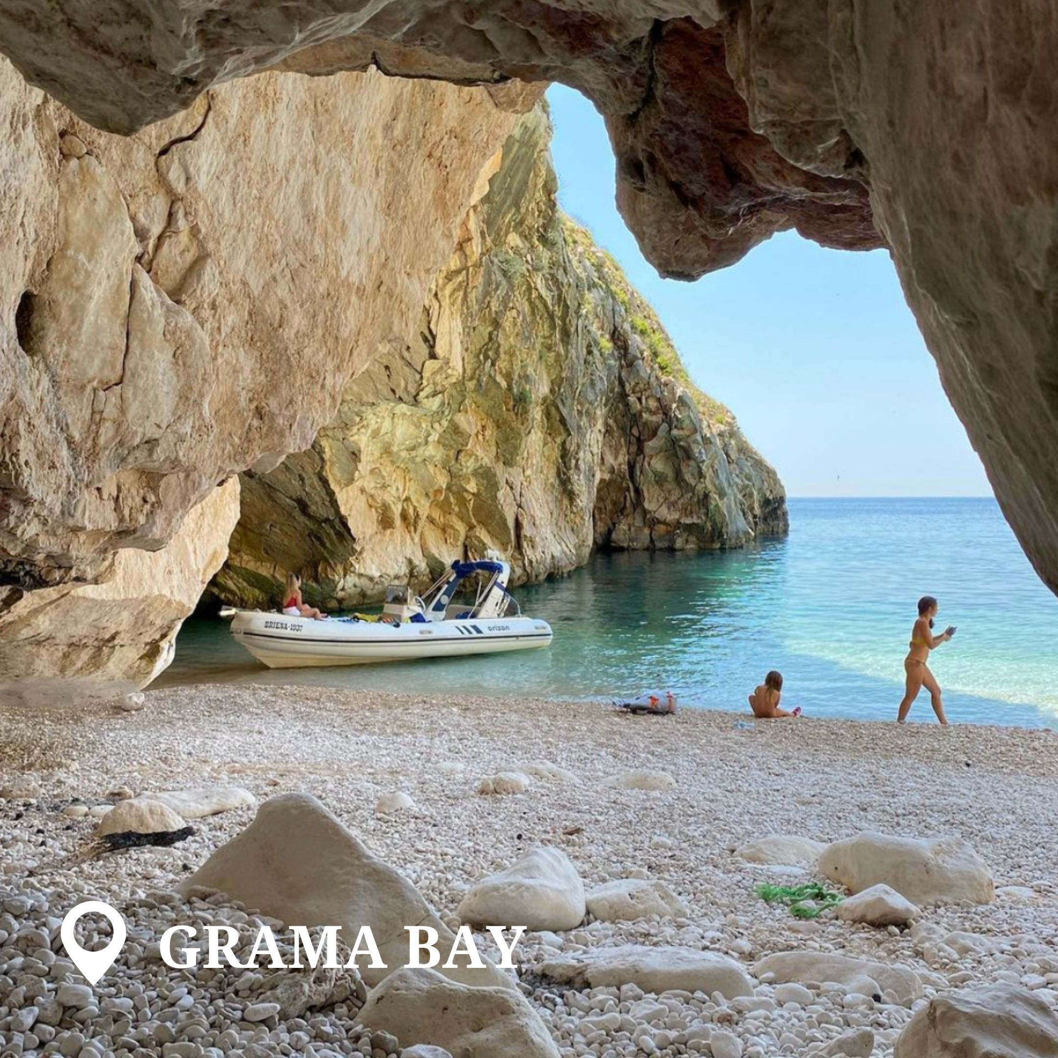 Plage de Grama BAY, Himare ©Albania360