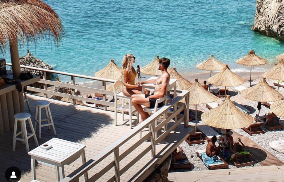 Plage de Jale, Albanie