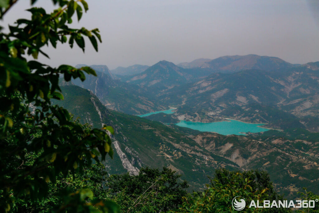 Lake Bovilla from Mount Tujanit - Albania360 | Web | App | Social