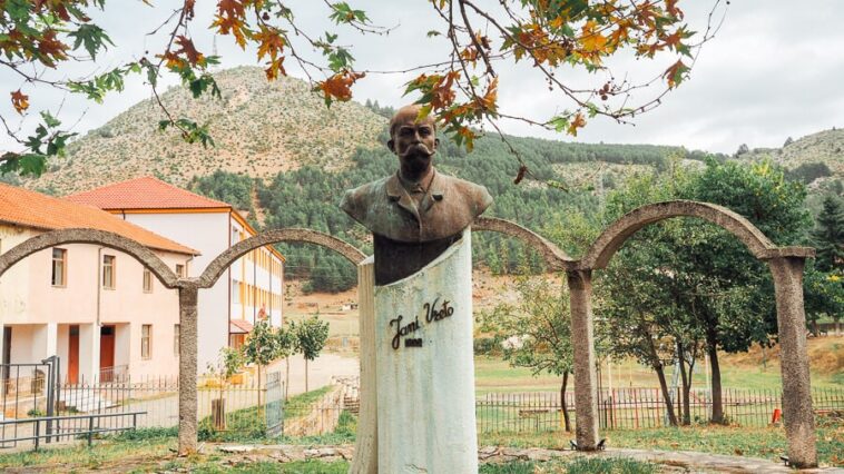 Emily Lush Leskovik Albania statue