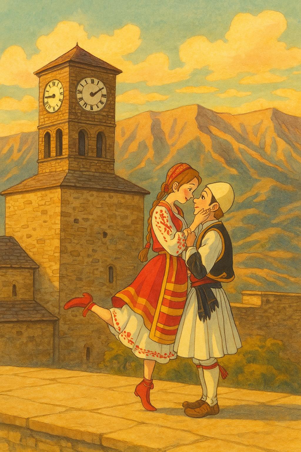 Gjirokaster, AI Generated