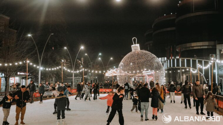Ice skating in Korca - Albania360 | Web | App | Social - Visit Albania